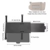 EeeKitOnline Adjustable Car Sun Visor Anti-Glare Sunshade Extender Protects from