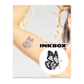 Inkbox Temporary Tattoos, Semi-Permanent Tattoo, One Premium Easy Long Lasting, Water-Resistant Temp Tattoo with For Now Ink - Lasts 1-2 Weeks, Alight, 3 x 3 in
