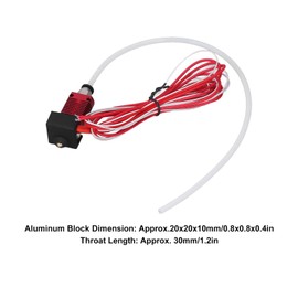 Extrusora Ensamblada para Impresora 3D, Kit Hotend MK8 para Serie ENDER3, TEVO, Serie ALFWISE 24V