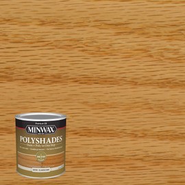 Minwax PolyShades Wood Stain + Polyurethane Finish – Quart, Classic Oak, Satin