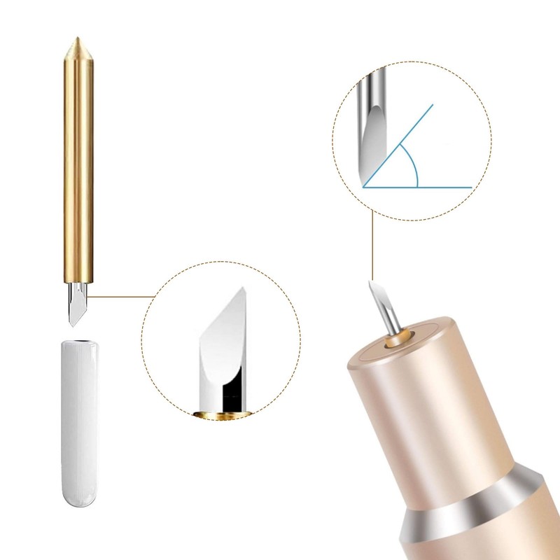 4 Replacement Blades and Deep Cutting Housing for Cricut Explore