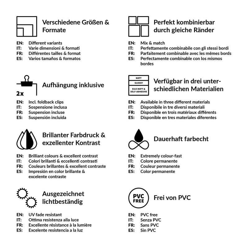 Bilderwelten Poster Yoga The Sun Greeting Square 1:1 Matt 70
