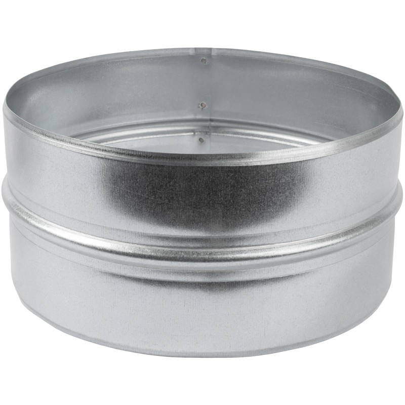 Vent Systems 8'' Inch Galvanized Steel Duct Connector - Round