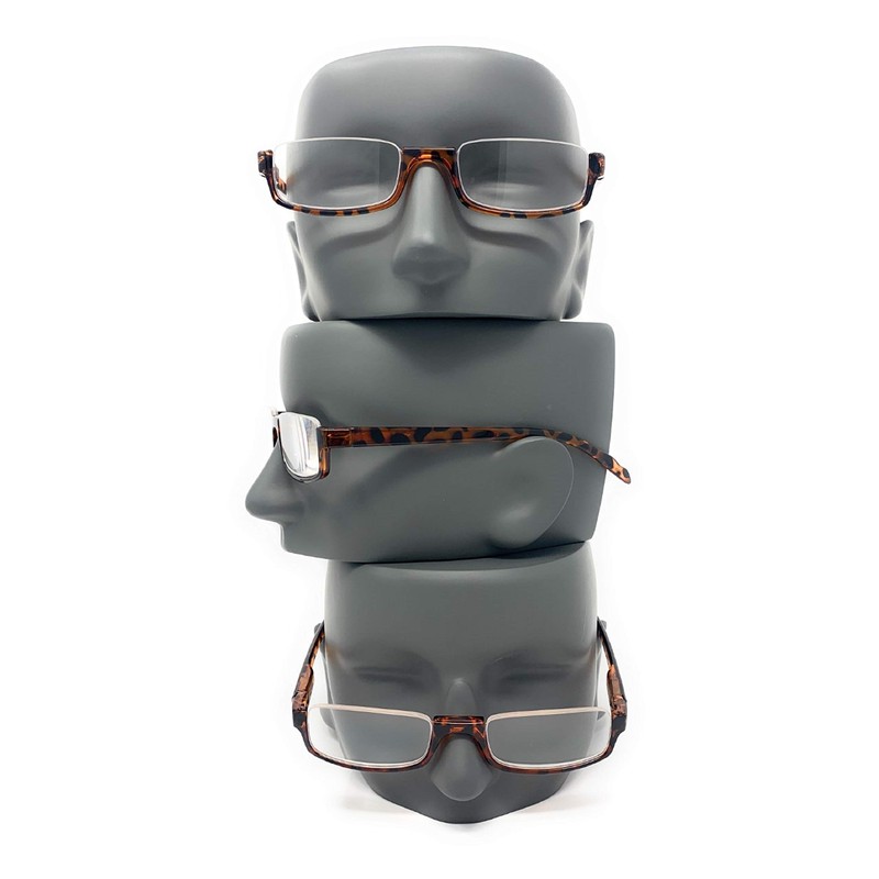 The Modesto Semi-Rimless Half Reader Half Moon Reading Glasses for