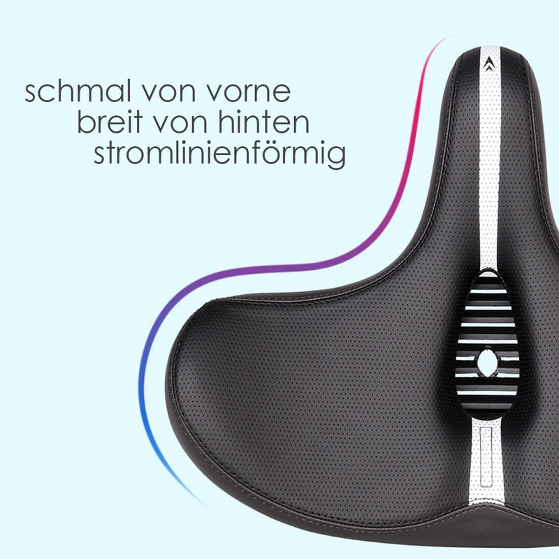 MidGard Bicycle Saddle Breathable with Extra Wide and Padded Bicycle