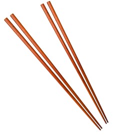 Tokusei Kougei Wooden Lacquered Chopsticks 11.2 inches 2-Piece Set | Simple and Easy-to-Use Length Chopsticks TAF-201 [Food Sanitation Act Compliant]