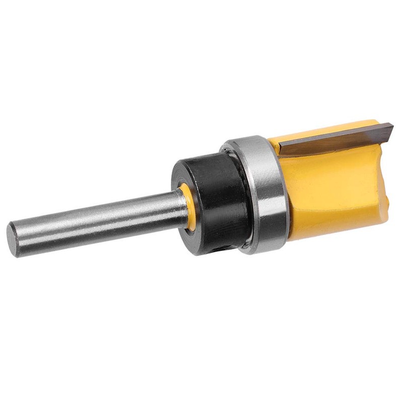 Top Bottom Bearing Flush Trim Router Bits T-shaped Woodworking Milling