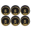 6PCS Billiard Cue Tips PU Multiple Layer Pool Cue Tips