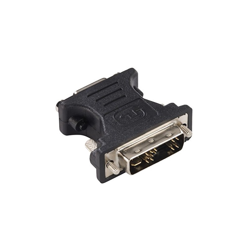 Hama DVI/VGA - cable interface/gender adapters (DVI-I, VGA, Male/Female, Black)