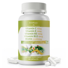 GreenPeople 60 Capsules Multivitamin for Women Multimineral &Vitamin B12, A, D3, C, Zinc