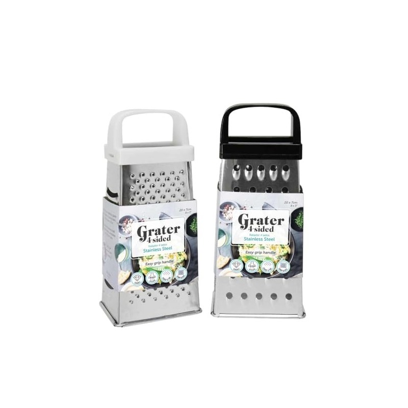 UBL 4-Sided Food Grater with Handle, 20 cm Size