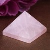 Energy Statue Pink Ancient Egypt Rose Quartz Pyramid, Crystal Pyramid,