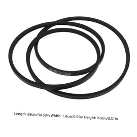 BESPORTBLE Riding Mower Drive Belt 1/2'' '' High Strength Rubber Easy Install Zero Turn Mower Hitch Kit Compatible