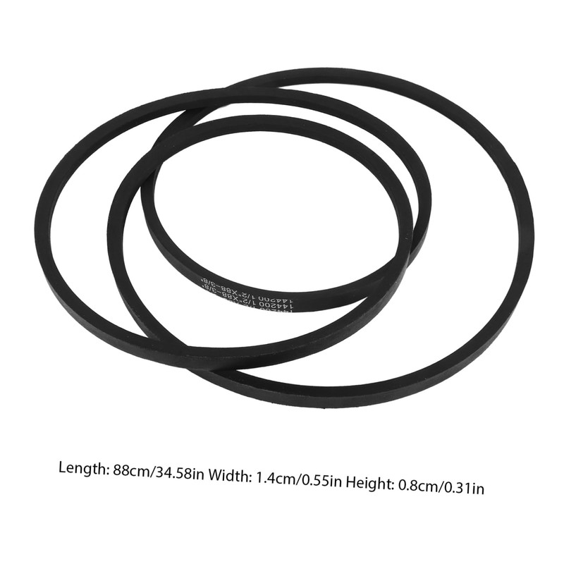 BESPORTBLE Riding Mower Drive Belt 1/2'' '' High Strength Rubber