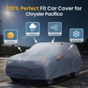 Minivan Car Cover for Chrysler Pacifica 100% Waterproof All Weather,