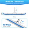 18-Inch Heavy Duty Pool Brush – Stainless Steel Wire &