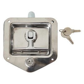 Buyers Products Company Silver Universal Fit Stainless Steel Lock Latch for Truck Tool Box 1 Count