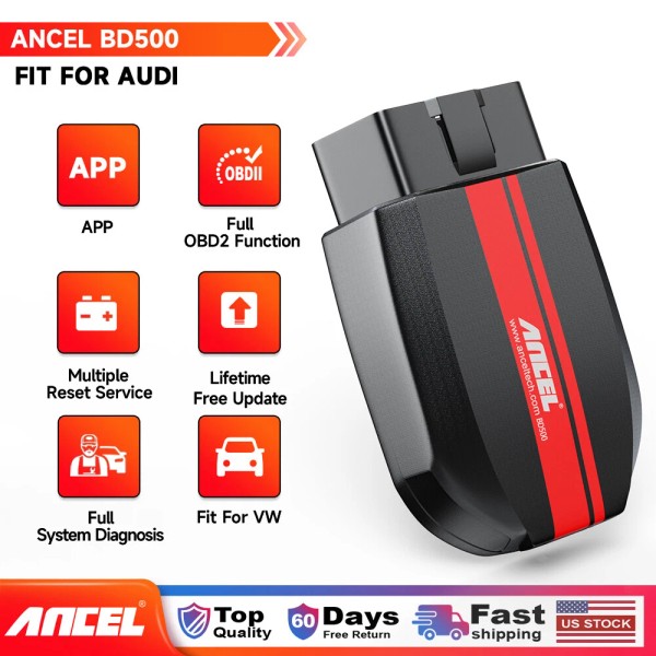 ANCEL BD500 OBD2 Auto Code Reader Bluetooth IOS Android Intelligent