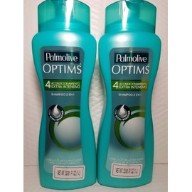 Intense 2 PACK PALMOLIVE OPTIMS SHAMPOO EXTRA INTENSIVE CONDITIONING 2 IN 1 33.81 FL OZ 