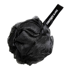 Black Loofah Bath Shower Sponges I (4-Pack) Body Scrubbers for Use In Shower I Bath Sponges for Shower Scrubber for Body I Loofah Exfoliating Body Scrubber Shower Accessories I Body Wash Loofah Sponge