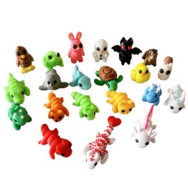 YLYKJDG 21PCS 3D Printed Animals, Mini Animal Toys 3D Printed Fidget Toys Mini Stuff Fun Designs Articulating Figurines Miniatures Easter Basket Essentials Mystery Tiny Things