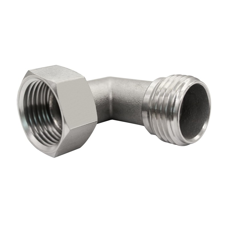 Fitvell 3/4 Inch Stainless Steel 90 Degree Elbow Adapter for