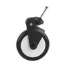 Universal Pushchair Wheels Replacement, 13 cm Wheel Diameter Rubber Wheels