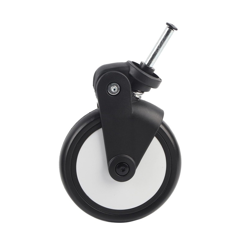 Universal Pushchair Wheels Replacement, 13 cm Wheel Diameter Rubber Wheels