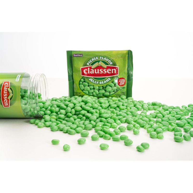 Frankford Claussen Pickle Jelly Beans (Jelly Bean 3 Pack)