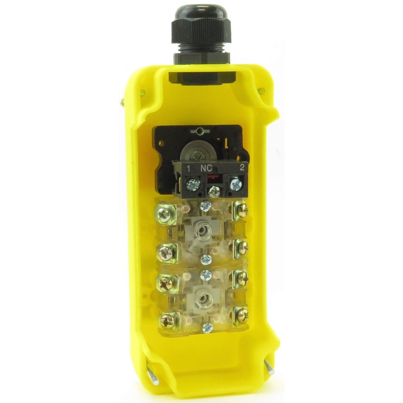 YuCo YC-3B-SUD Hoist Crane Pendant Control Station Switch 3-Button (Stop-Up-Down)