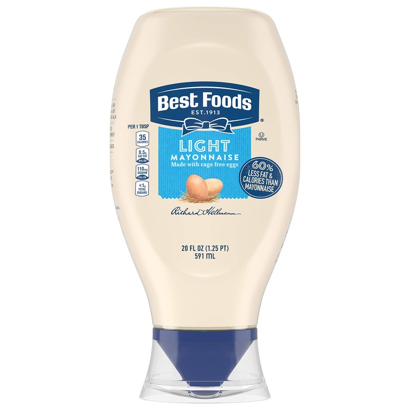 Best Foods Light Mayonnaise, 20 oz