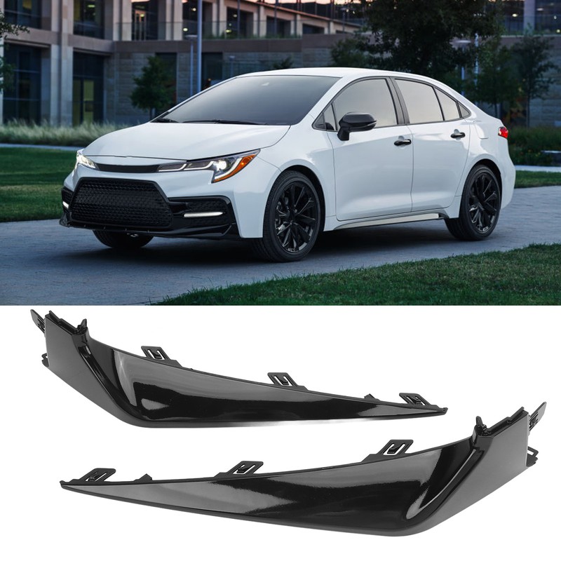 1 Pair Front Bumper Grill Lower Trim Molding 52112 02110