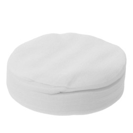 TOVINANNA 50pcs Thick Nonwoven Cotton Pads for Skincare Routine Reusable Makeup Removal Rounds Moisturizing Facial Cleaning Pads Compatible with Various Beauty Devices