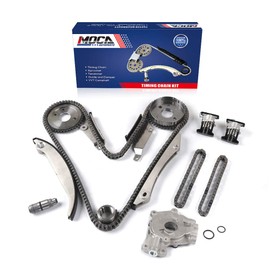 MOCA Timing Chain Kit Oil Pump Kit for 2002-2007 Concorde Sebring 300 & Dodge Intrepid & Dodge Charger Stratus 2.7L V6 24V DOHC R - NGC Cam Gear