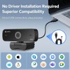 Cámara Web 4K para PC con Micrófono, Enfoque Automático Mejorado,