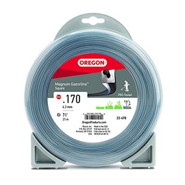 Oregon Trimmer Line - 22-470 - Magnum Gatorline - Square - .170" Gauge, 1 lb. Donut, 72 Feet
