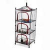 3 Layer Hanging Mesh Rack Foldable Multifunction Portable Foldable Drying
