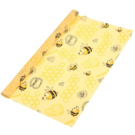 Beeswax Food Wrap, Reusable Wrapping Paper, Washable Bowl Covers, Food Storage for Sandwich, Bread, Fruit, 39" x 13"