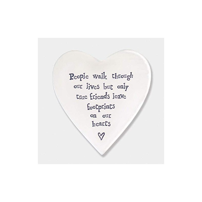 Ceramic Coaster People walk through our lives but only true