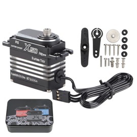 RC Digital Servo High Speed Waterproof Aluminum Alloy Motor Servo for 1/8 1/10 RC Car Robot Boat 50KG
