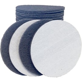 STARCKE Premium 6 Inch Non Woven Surface Conditioning Discs - For Dry Sanding Countertops, Auto Body Repair, Marine, Paint, Plastics, Metal And Fiberglass (50 Pack, Grey - Ultra Fine)