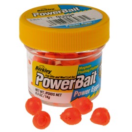 Berkley PowerBaits Fishing Soft Baits Size and Shape, 1 Pack, Orange