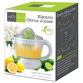 Hauz ACJ418 - Electric Citrus Juicer, 700ml, Light and Compact, White