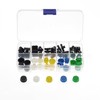 Total 50pcs 25pcs Button 25pcs Cap 12x12x7.3 mm Tact Tactile