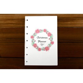 Christmas Planner Extension Pack for the Mini Happy Planner, Fits 7-Disc Notebook, Christmas Organizer, Happy Planner Inserts