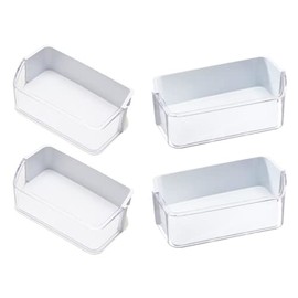 A2Z Home Part # DA97-12650A (2 PACK) RIGHT SIDE Door & DA97-12657A (2 PACK) LEFT SIDE Shelf Basket Bin For Frigidaire Refrigerators