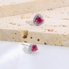 Seleneva Birthstone Stud Earrings for Women Sterling Silver Dainty Earring