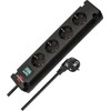 Brennenstuhl Bremounta 4-Way Power Strip with Switch, Multi-Socket with 90-Degree