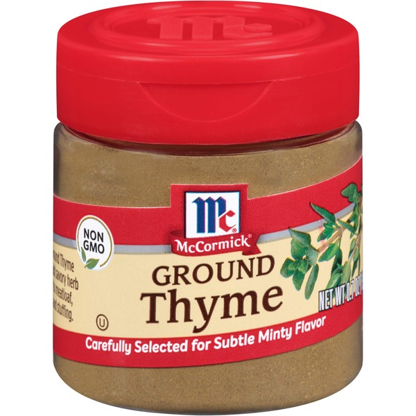 McCormick Ground Thyme, 0.7 oz (Pack of 6)
