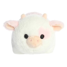 Aurora® Adorable Spudsters™ Moonique Strawberry Milk Cow™ Stuffed Animal - Comforting Cuddles - Playful Companions - White 10 Inches